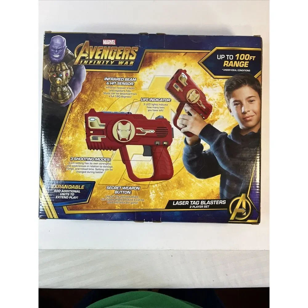 Marvel Avengers Infinity War Laser Tag Blaster 2 Player‎ Set